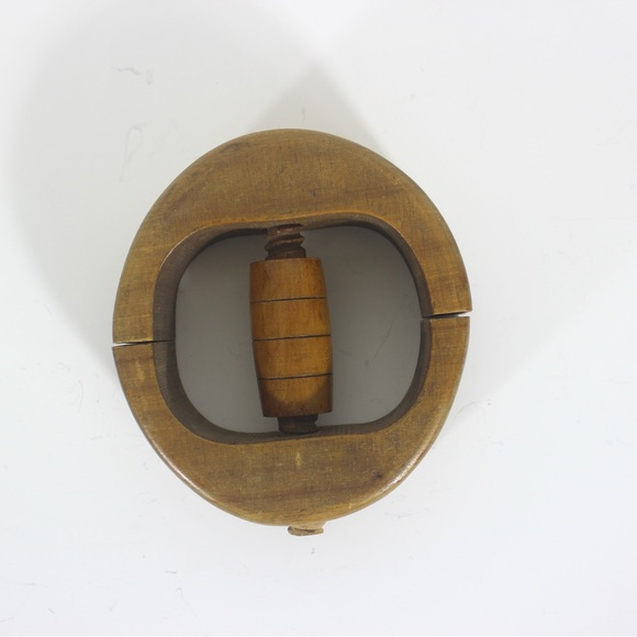 Vintage or antique wood hat stretcher mold millinery display store, wall art - Picture 3 of 10